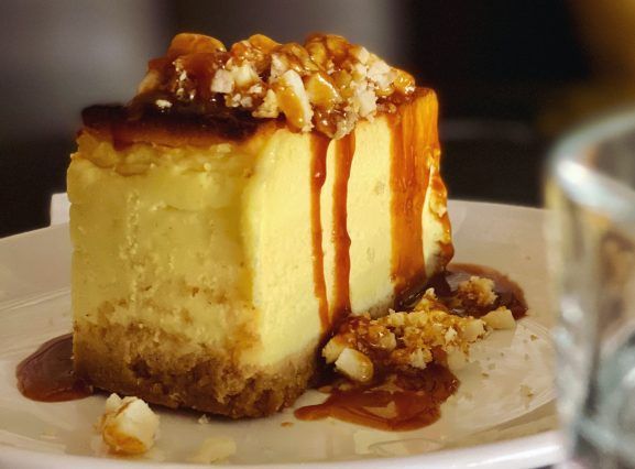 bizcocho-flan con frutos secos