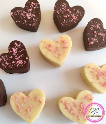 bombones de corazón