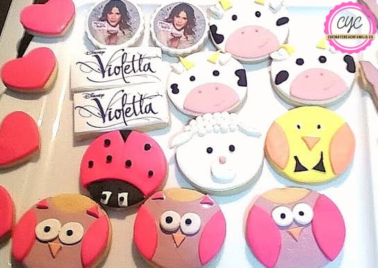 decorar galletas con fondant