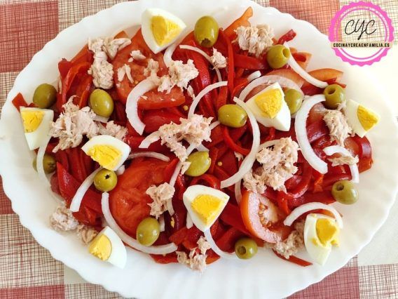 ensalada de pimientos asados 