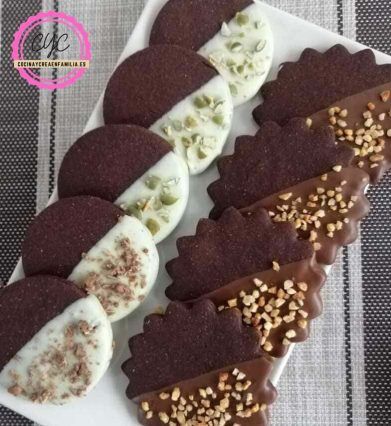 galletas con chocolate