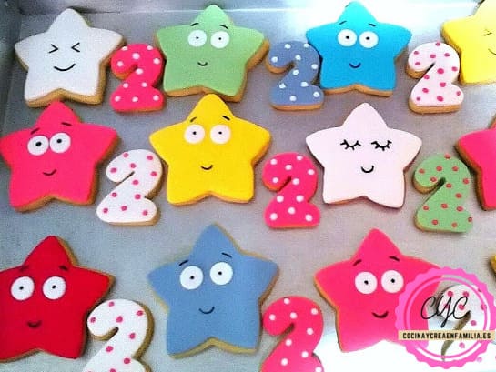 decorar galletas con fondant