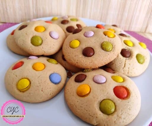 galletas caseras con lacasitos