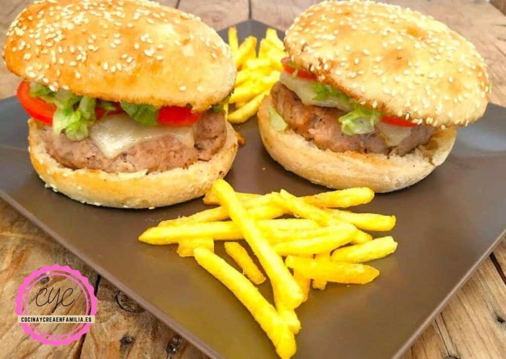 hamburguesas con carne picada