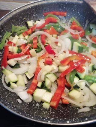 Salteado de verduras