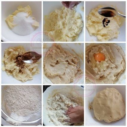 Mantequilla, azúcar, canela, harina, huevo