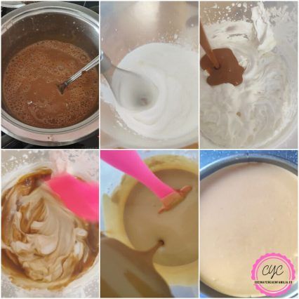 Pasos para hacer la mousse de dulce de leche