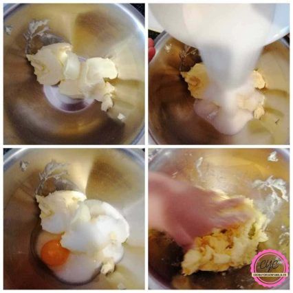 Pasos para la base de la tarta lemon pie