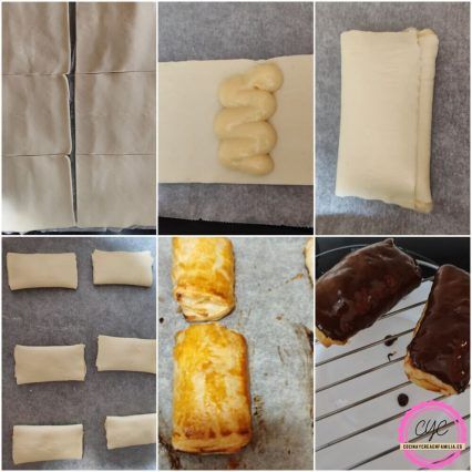 paso a paso para hacer las cañas de chocolate