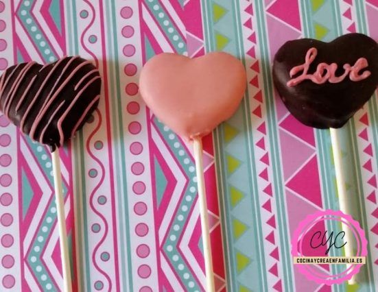 Cakepops de corazón