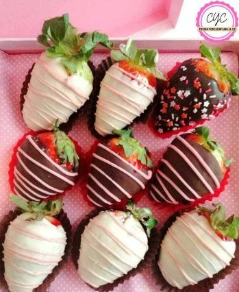 Fresas de San Valentín