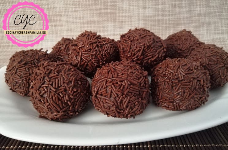 trufas de chocolate