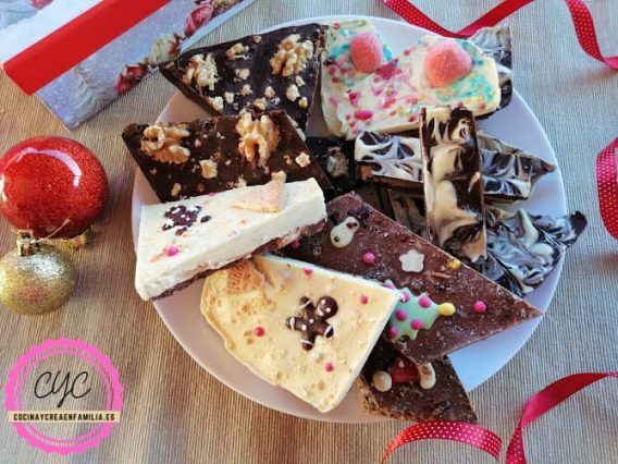 como hacer turrones de chocolate caseros