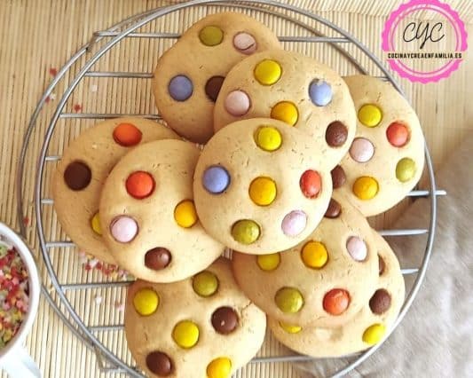 galletas caseras con lacasitos