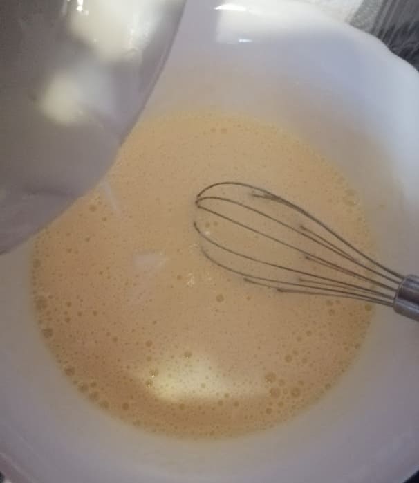 masa del bizcocho de limon