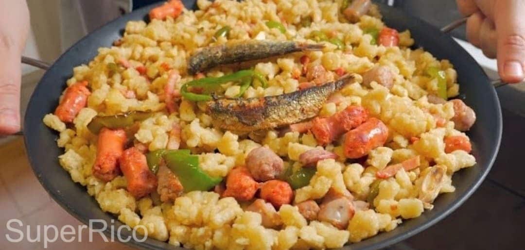 receta migas de harina murcianas