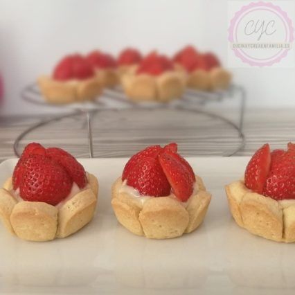 tartaletas de fresa